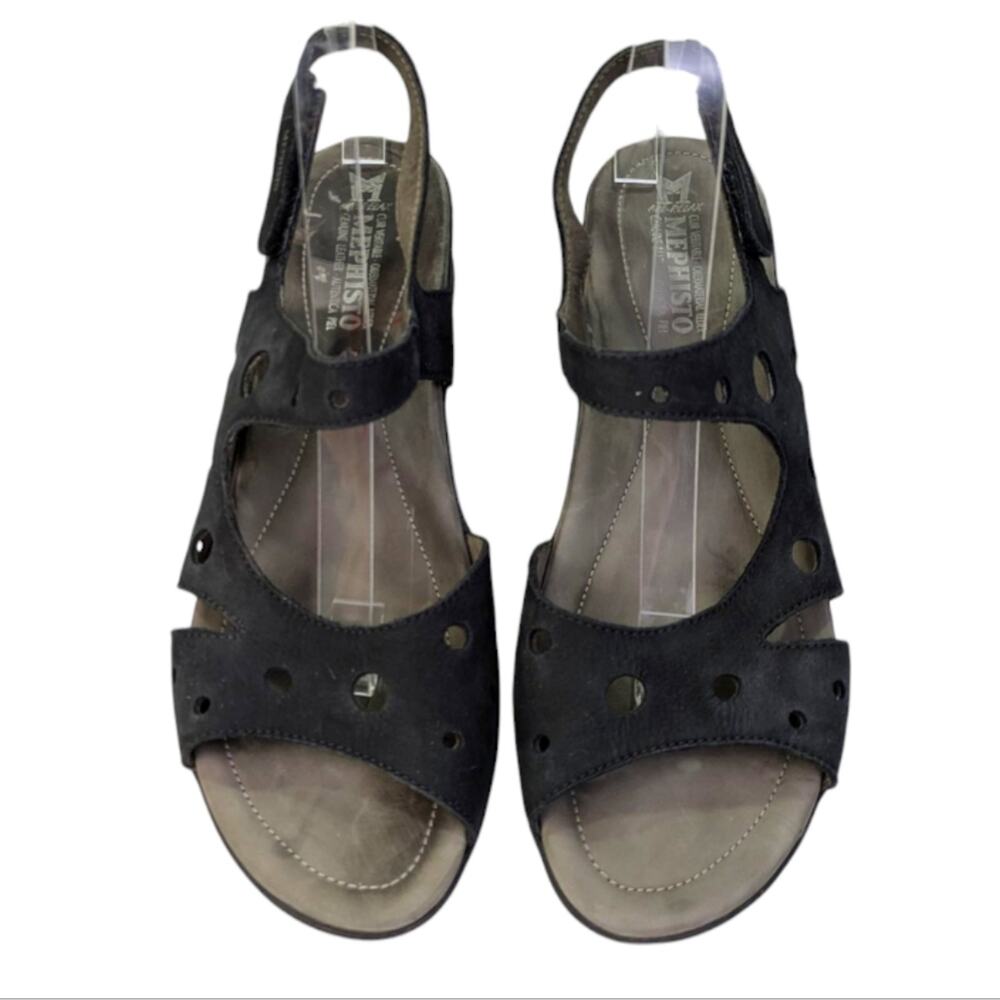 Mephisto Phiby Perforated Sandals GUC $295 Size 42 US 12 S3452 - Picture 5 of 12